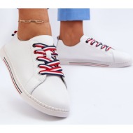  women`s leather sneakers white litzy