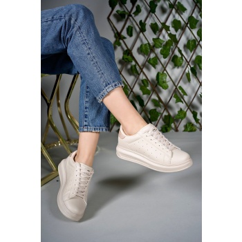 riccon women`s sneakers 0012156 ecru σε προσφορά