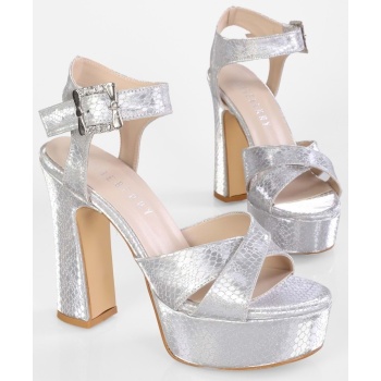 shoeberry women`s josie silver σε προσφορά