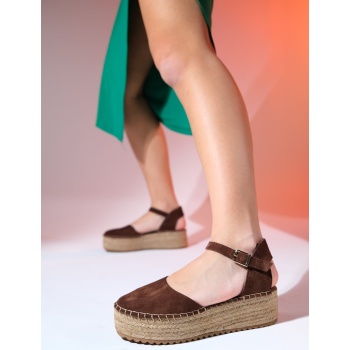 luvishoes viba brown suede genuine σε προσφορά