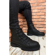  riccon black men`s boots 0012716