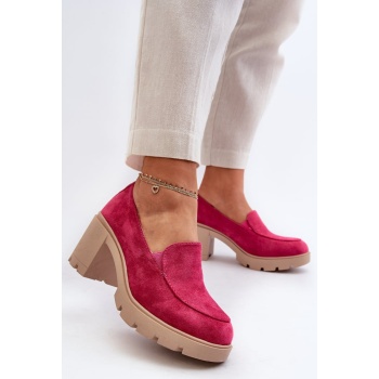 women`s eco-suede shoes with high heels σε προσφορά
