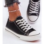  women`s classic low-top black caelira sneakers