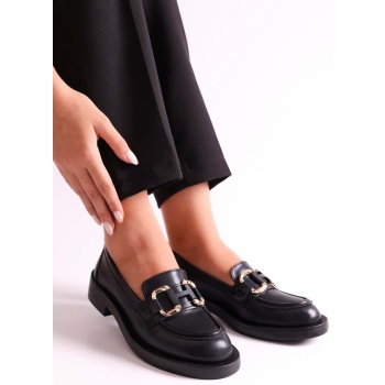 shoeberry women`s solea black skin σε προσφορά