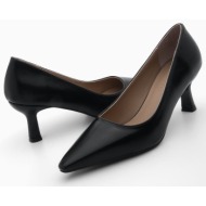  marjin women`s pointed toe classic heeled shoes vadin black