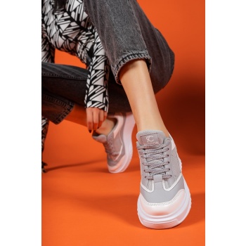 riccon gray white women`s sneakers σε προσφορά