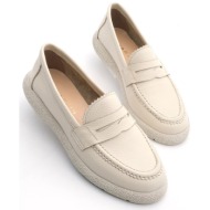  marjin women`s loafer casual shoes hema beige