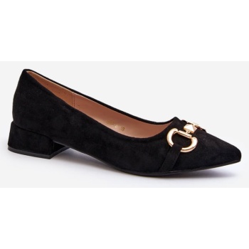 suede pointed flats black ethere σε προσφορά