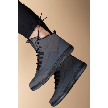 riccon gray black men`s sneaker boots σε προσφορά