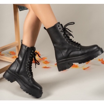 riccon black women`s zippered boots σε προσφορά