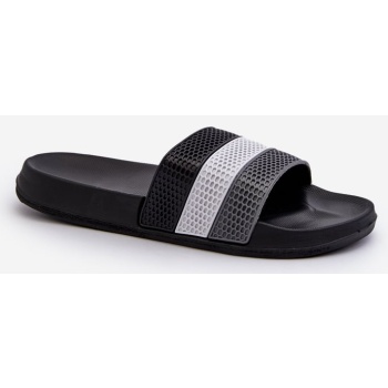 classic black sylri men`s strap slippers σε προσφορά