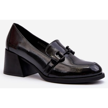 black nireva patent high heeled shoes σε προσφορά