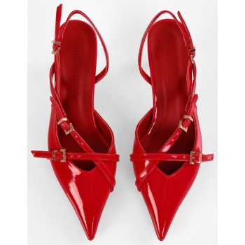 shoeberry women`s lover red patent