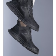  riccon black men`s boots 0012369