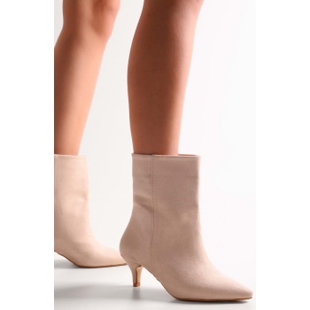 shoeberry women`s daisy beige suede σε προσφορά