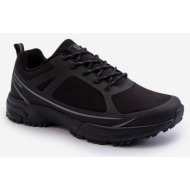  men`s trekking sports shoes black menesio