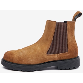 brown men`s suede ankle boots diesel  σε προσφορά