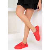  soho red women`s slippers 18191