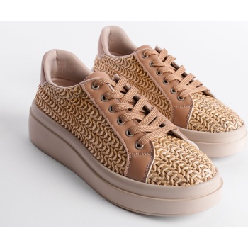 capone outfitters women`s straw sneaker σε προσφορά