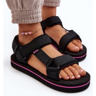  women`s platform sandals lee cooper black