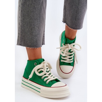 women`s platform sneakers green aineri σε προσφορά