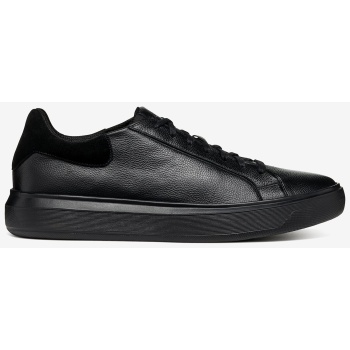 black men`s leather sneakers geox σε προσφορά