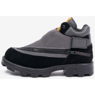  grey-black men`s leather shoes diesel - men`s