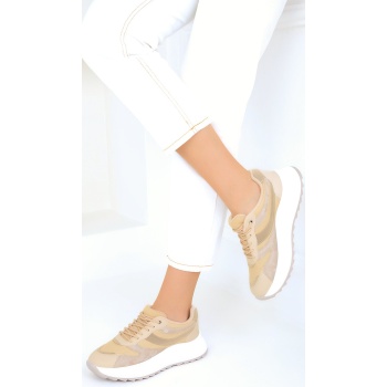 soho beige women`s sneakers 19006 σε προσφορά