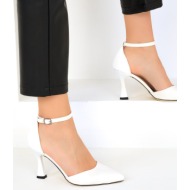  soho women`s white classic heeled shoes 17844