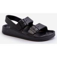  children`s lightweight sandals with buckles big star black