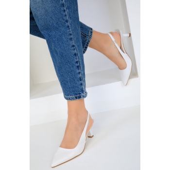 soho women`s white classic heeled shoes σε προσφορά