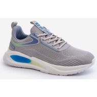  hi-poly system men`s sports shoes big star grey