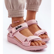 women`s sandals lee cooper pink