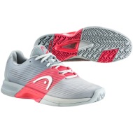  head revolt pro 4.0 ac grey/coral eur 40 women`s tennis shoes