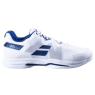  babolat sfx 3 men`s all court tennis shoes men white/navy eur 42.5