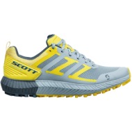  scott kinabalu 2 glace blue/sun yellow women`s running shoes