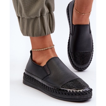 women`s leather platform shoes black d&a σε προσφορά