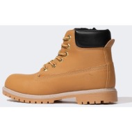  defacto faux leather serrated sole boots