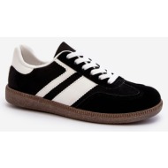  women`s low-top trainers sports shoes black eudiopis