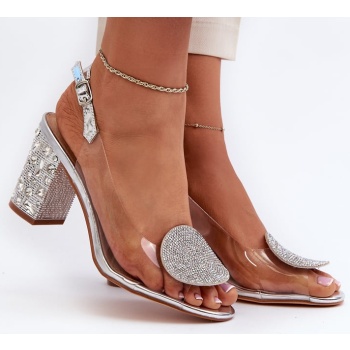 silver d&a high heeled transparent σε προσφορά
