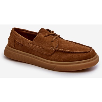 suede men`s loafers brogues big star σε προσφορά