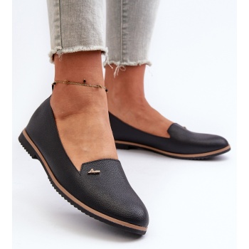 women`s flat loafers black enzla σε προσφορά