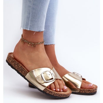 women`s slippers on a cork platform σε προσφορά