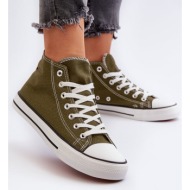  women`s sneakers dark green socerio
