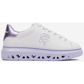 purple-white women`s leather sneakers σε προσφορά