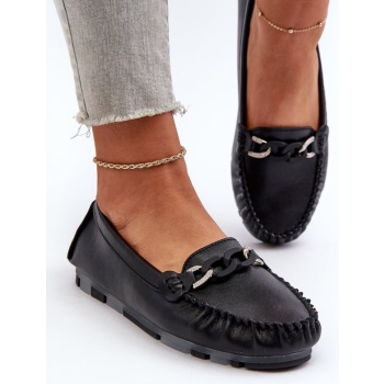 women`s leather loafers with σε προσφορά