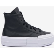  black women`s leather ankle sneakers converse chuck taylor all sta - ladies