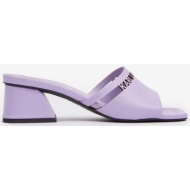  light purple women`s leather slippers karl lagerfeld plaza karl - women