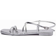  orsay silver ladies sandals - women`s