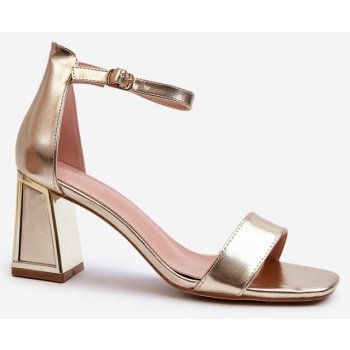 pholia high-heeled gold sandals σε προσφορά